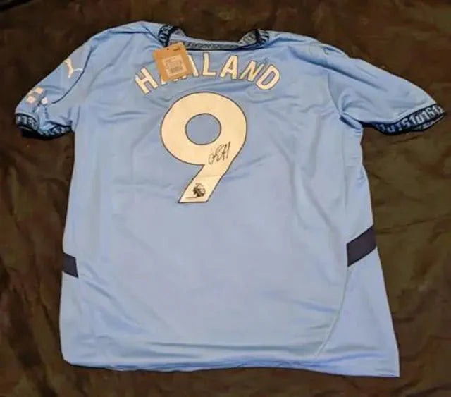 Erling Braut Håland autographed jersey shirt with coa (Online Order Only)