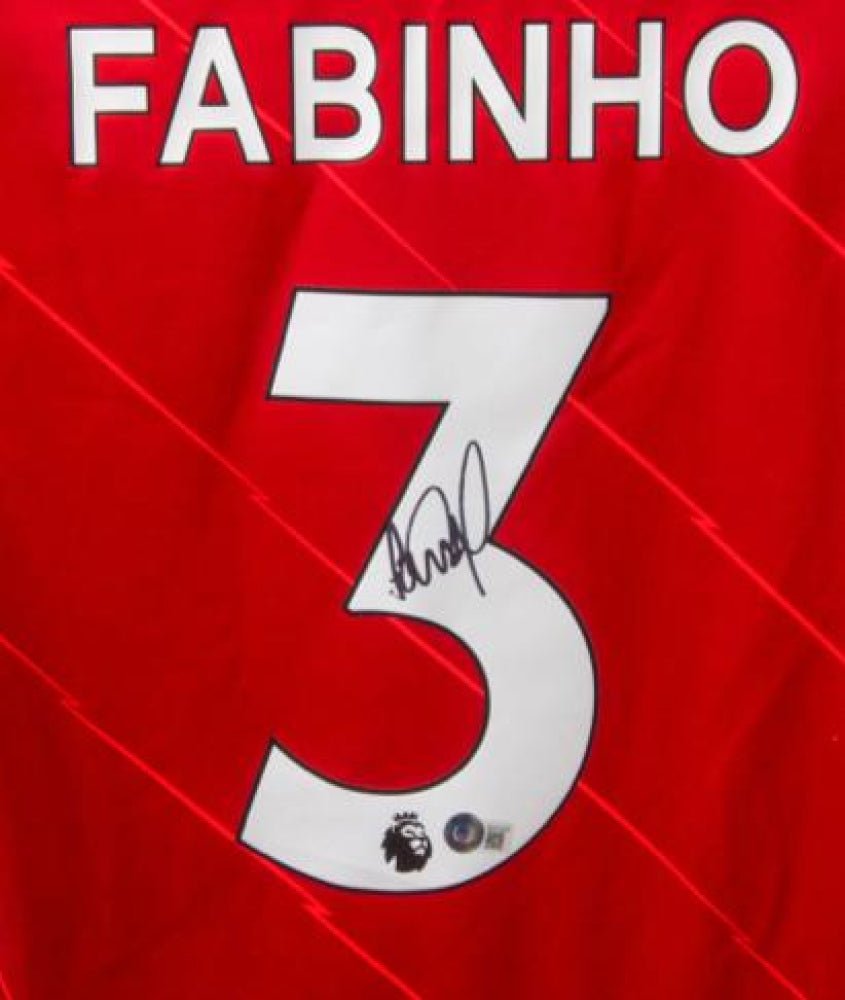 Fabinho Signed Liverpool Jersey (Beckett) (Online Order Only)