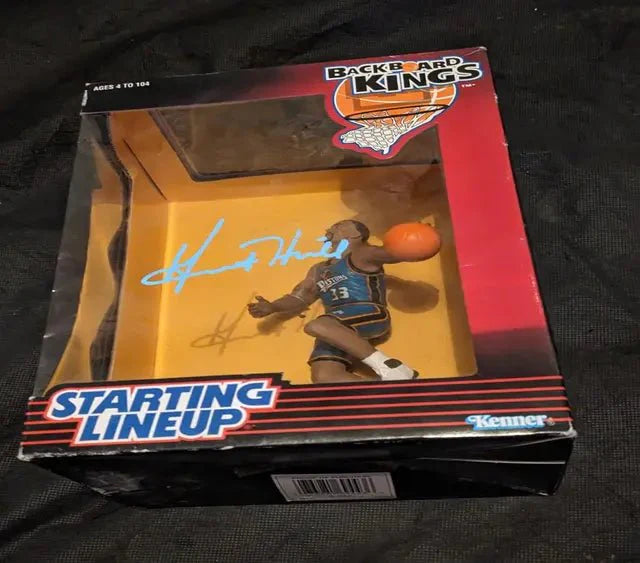 Grant Hill Auto Signed Backboard Kings Starting Lineup with COA (Online Order Only)