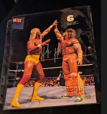 Hulk Hogan Signed Magazine Page with coa (Online Order Only)