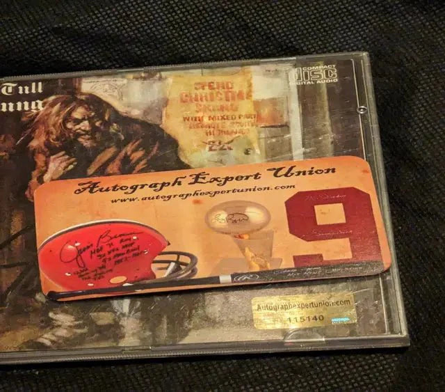 Ian Anderson Auto Signed CD Cover with COA 11540 (Online Order Only)