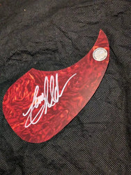 Jason Aldean Signed Guitar Pick guard with COA (Online Order Only)