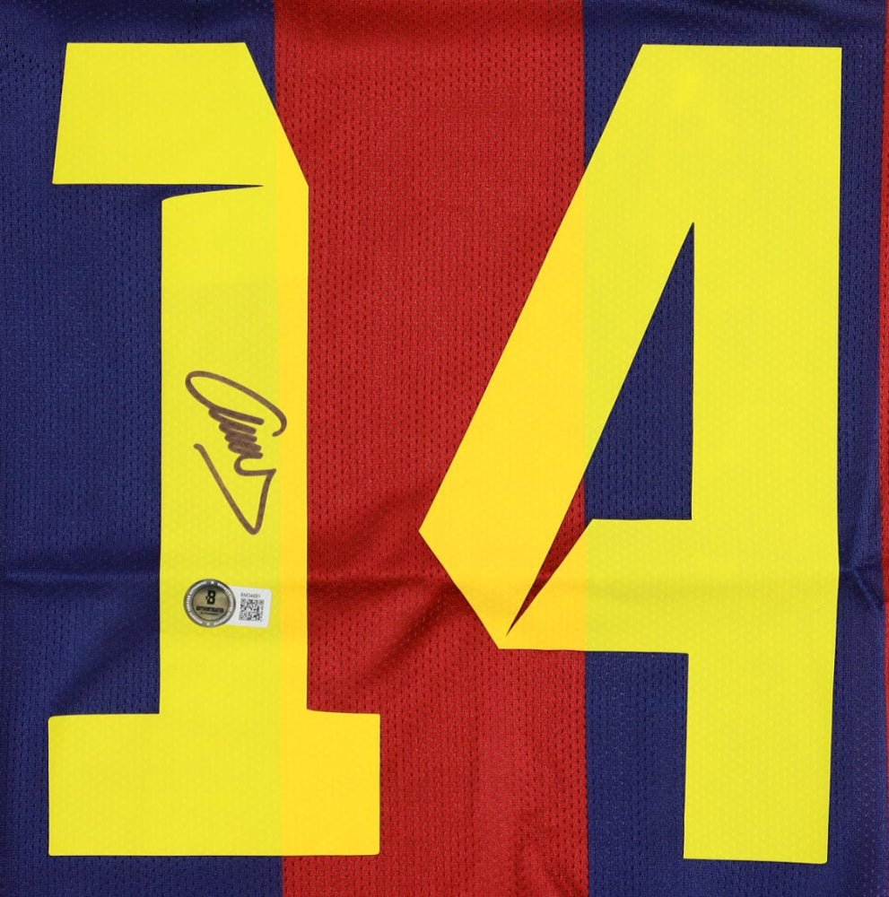 Javier Mascherano Signed Barcelona Jersey (Beckett) (Online Order Only)