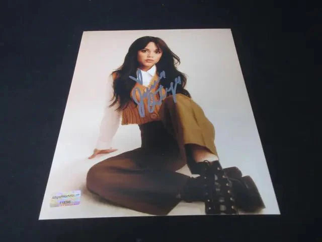 Jenna Ortega Signed 8x10 Photo EUA COA (Online Order Only)