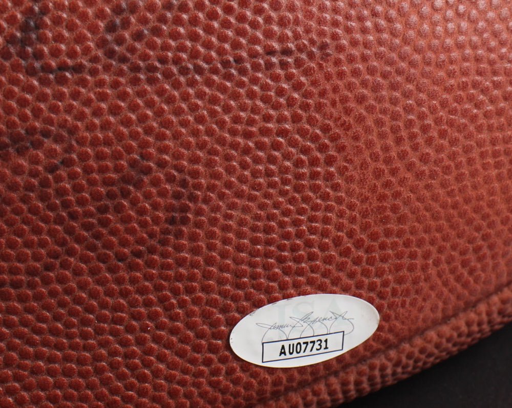 Jerry Rice Signed NFL Football Display with Pin (JSA) (Online Order Only)
