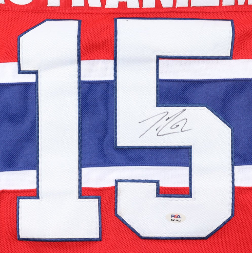 Jesperi Kotkaniemi Signed Jersey (PSA) (Online Order Only)