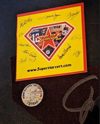 Jim Brown Autographed number decal with coa (Online Order Only)