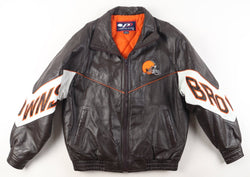 Jim Brown Signed Browns Jacket Inscribed "HOF 71" (JSA) (Online Order Only)