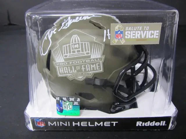 Joe Green Signed HOF Mini Helmet Direct COA (Online Order Only)