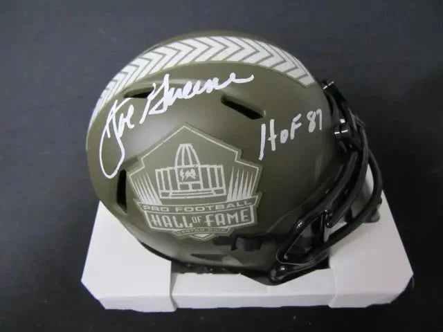 Joe Green Signed HOF Mini Helmet Direct COA (Online Order Only)