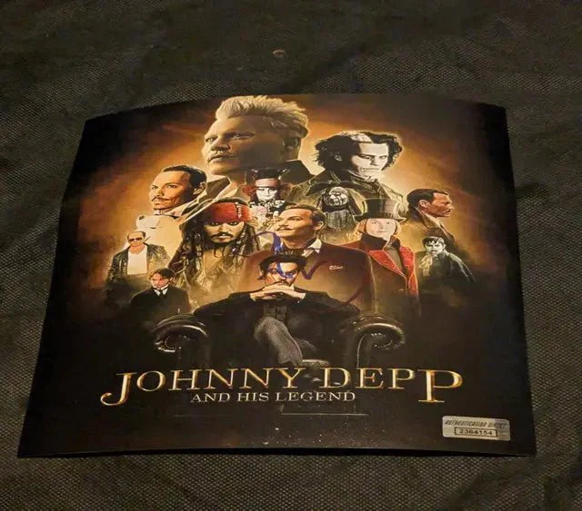 Johnny Depp autographed 8x10 photo with COA (Online Order Only)