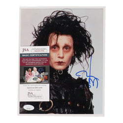 Johnny Depp Signed "Edward Scissorhands" 8x10 Photo (JSA) (Online Order Only)