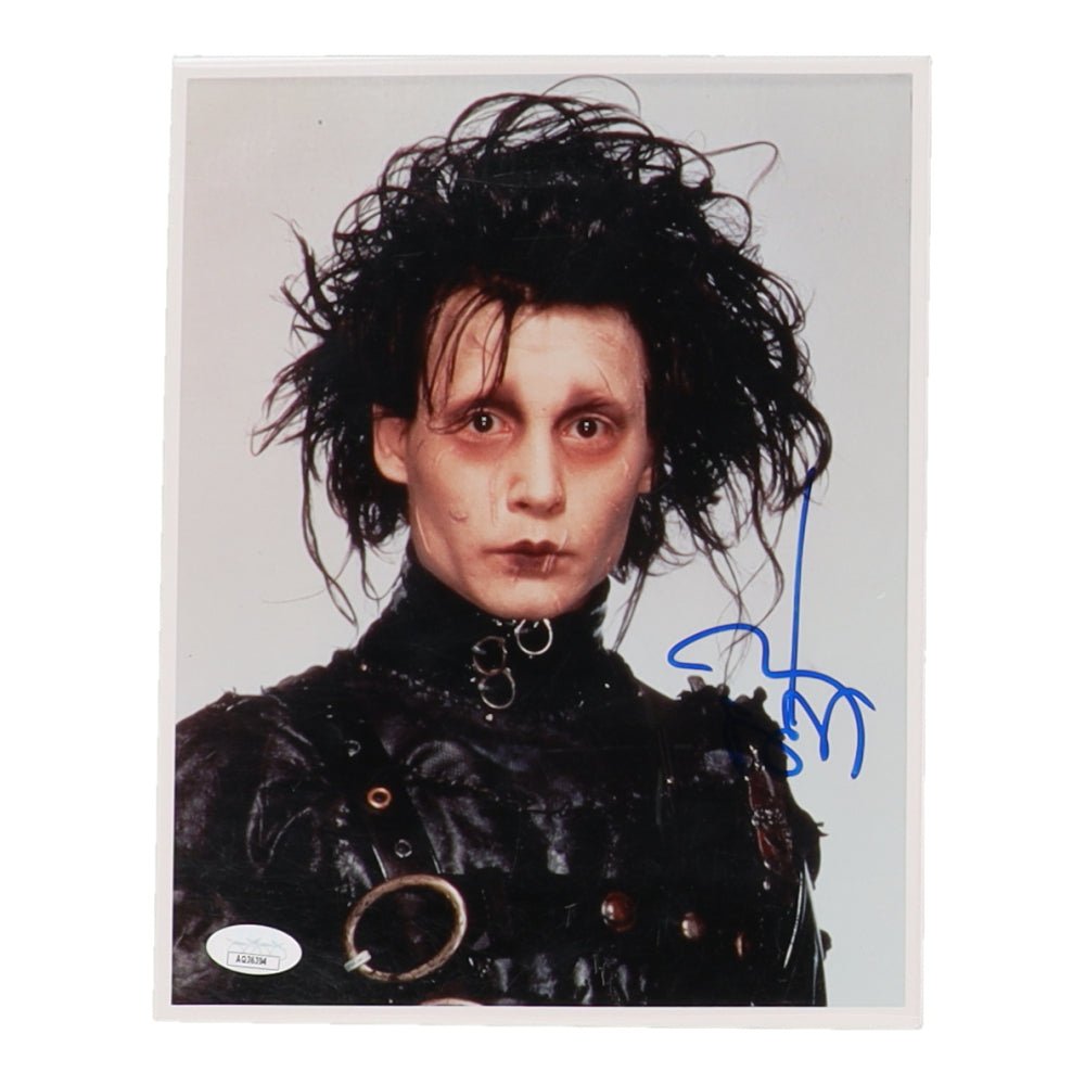 Johnny Depp Signed "Edward Scissorhands" 8x10 Photo (JSA) (Online Order Only)