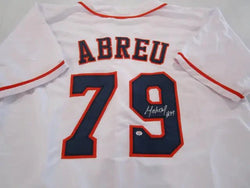 Jose Abreu of the Houston Astros signed autographed baseball jersey PAAS COA 177 (Online Order Only)