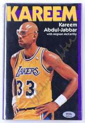 Kareem Abdul-Jabbar Signed "Kareem" Hardcover Book (PSA) (Online Order Only)