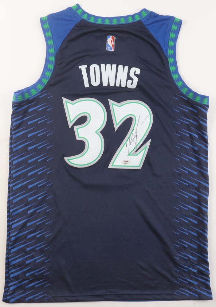 Karl-Anthony Towns Signed Jersey (PSA) Minnesota Timberwolves (Online Order Only)