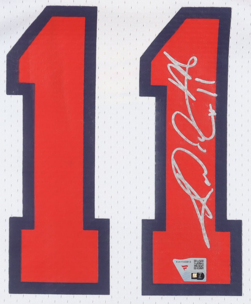 Karl Malone Signed Team USA Jersey (Fanatics) (Online Order Only)
