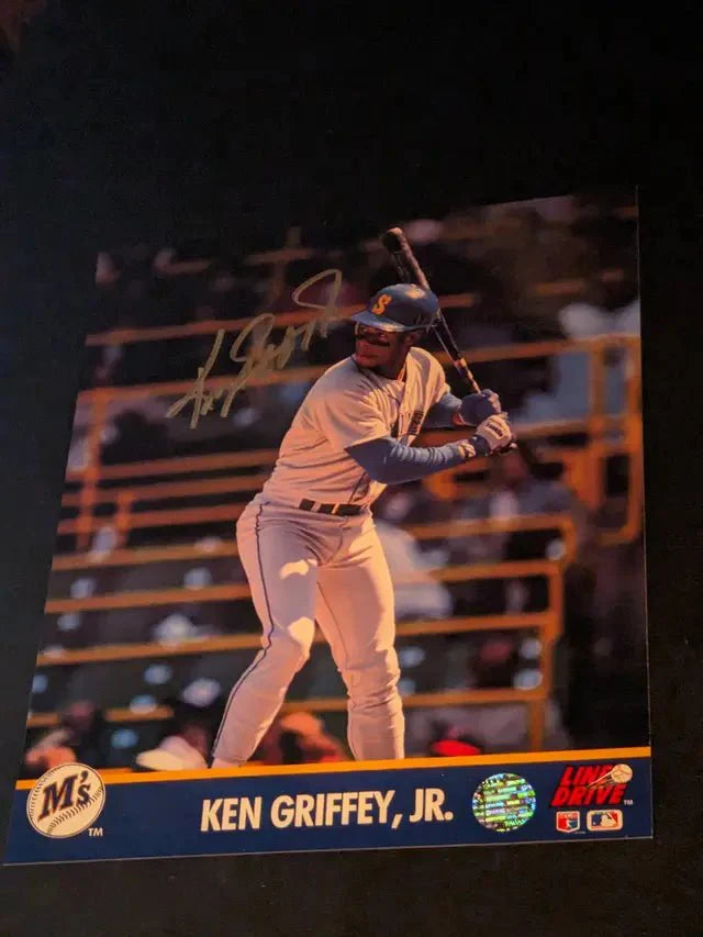 Ken Griffey Jr Autographed 8x10 Photo with coa (Online Order Only)