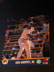 Ken Griffey Jr Autographed 8x10 Photo with coa (Online Order Only)