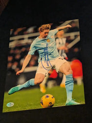 Kevin DeBruyne autographed 8x10 photo with coa (Online Order Only)