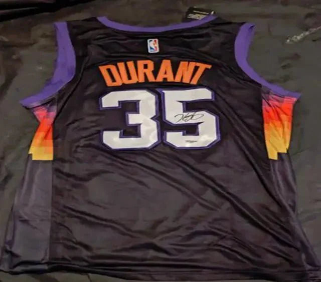 Kevin Durant autographed jersey with coa (Online Order Only)