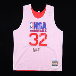 Magic Johnson Signed All-Star Game Jersey (Beckett) (Online Order Only)