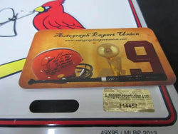 Mark McGwire Signed License Plate EUA COA (Online Order Only)