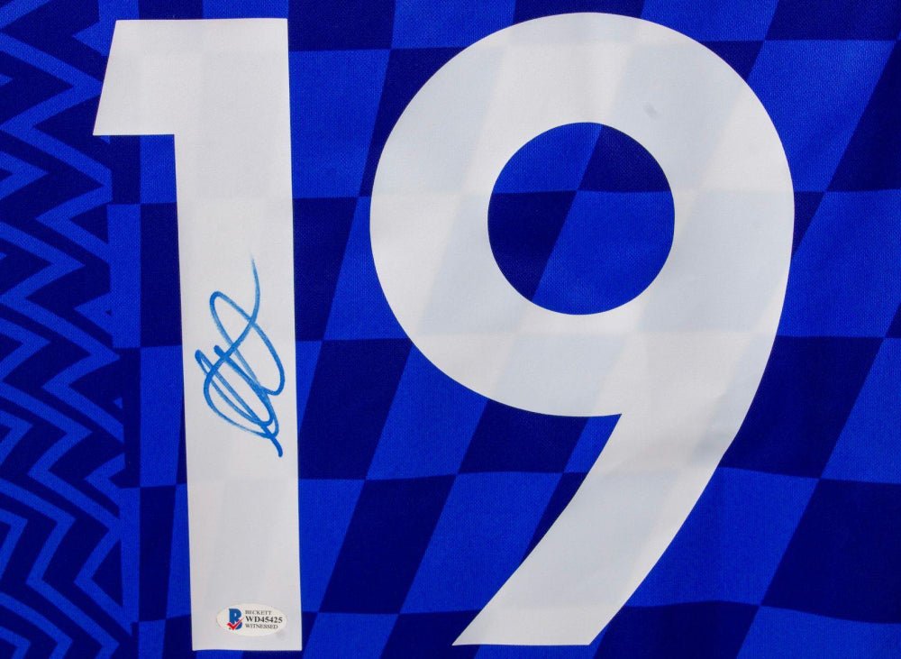 Mason Mount Signed Chelsea 2021 Home Jersey (Beckett) (Online Order Only)