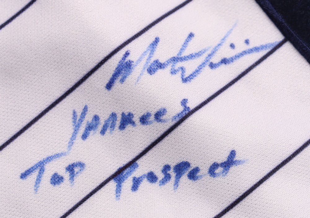 Mason Williams Signed Yankees Jersey Inscribed "Yankees Top Prospect" (JSA) (Online Order Only)