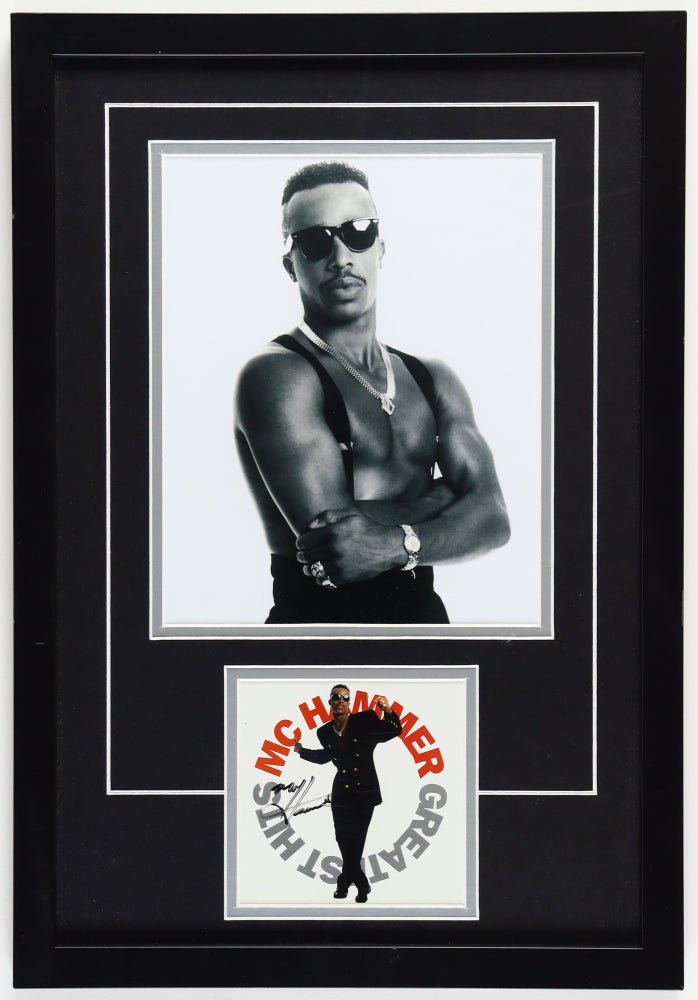 MC Hammer Signed Custom Framed CD Album Insert Display (Palm Beach) (Online Order Only)