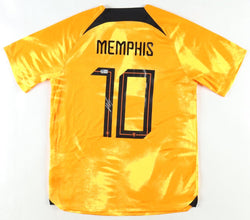 Memphis Depay Signed Netherlands Nike Jersey (Beckett) (Online Order Only)