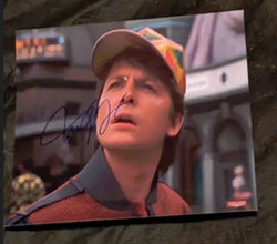Michael J Fox autographed 8x10 photo with coa (Online Order Only)