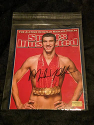 Michael Phelps Gold Medal Signed Auto 8x10 Photo with COA 🥇🥇 (Online Order Only)