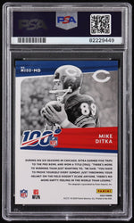 Mike Ditka 2022 Panini NFL 100 Signatures #2 (PSA 8) (Online Order Only)