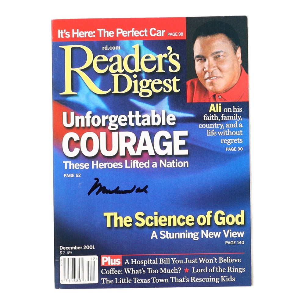 Muhammad Ali Signed 2001 Reader's Digest Book (Beckett | Autograph Graded 10) (Online Order Only)
