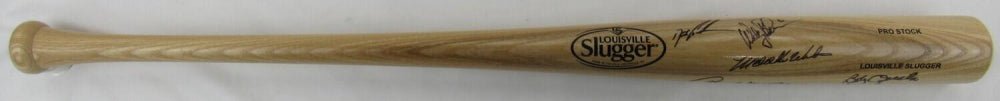 Multi-Signed Louisville Slugger Baseball Bat with (5) Signatures Including Doc Gooden, Bobby Ojeda, Howard Johnson, Mookie Wilson & Wally Backman (CX by Steiner) (Online Order Only)