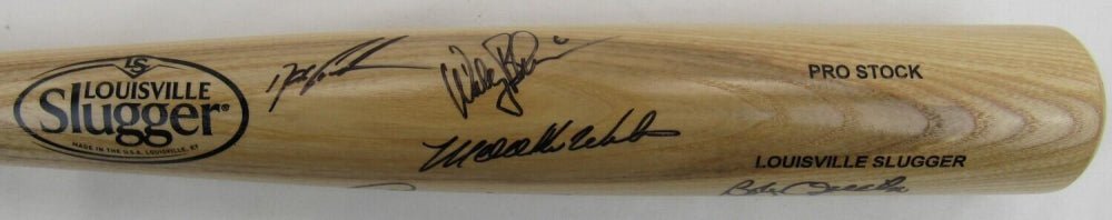 Multi-Signed Louisville Slugger Baseball Bat with (5) Signatures Including Doc Gooden, Bobby Ojeda, Howard Johnson, Mookie Wilson & Wally Backman (CX by Steiner) (Online Order Only)