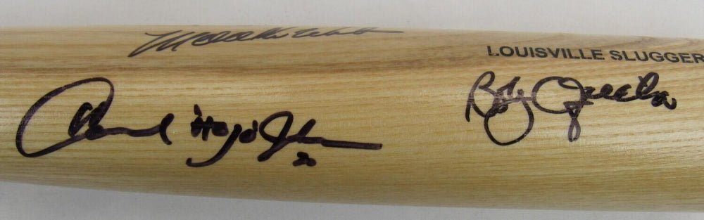 Multi-Signed Louisville Slugger Baseball Bat with (5) Signatures Including Doc Gooden, Bobby Ojeda, Howard Johnson, Mookie Wilson & Wally Backman (CX by Steiner) (Online Order Only)