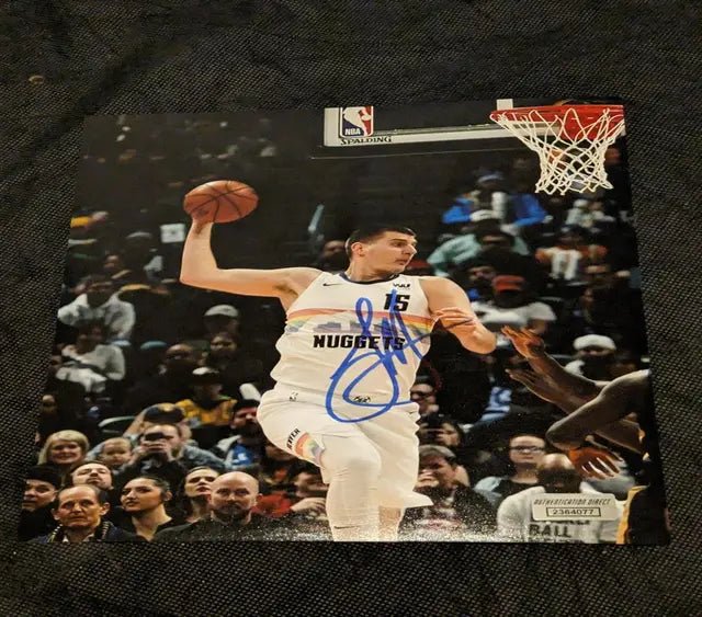 Nikola Jokic Denver Nuggets autographed 8x10 photo with coa (Online Order Only)