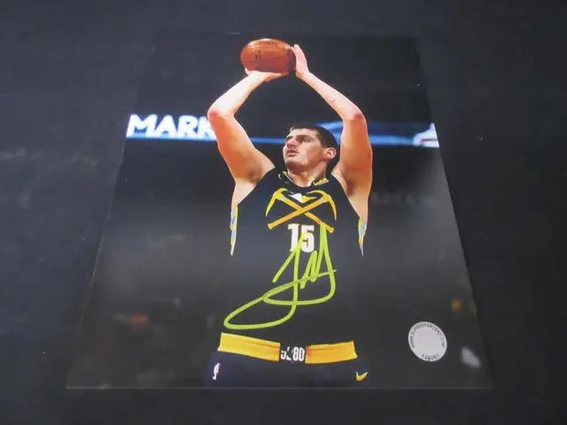 Nikola Jokic Signed 8x10 Photo SSC COA (Online Order Only)