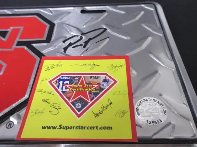 Philip Rivers Signed License Plate SSC COA (Online Order Only)
