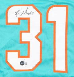 Raheem Mostert Signed Dolphins Jersey (Beckett) (Online Order Only)