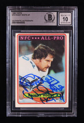 Randy White Signed 1980 Topps #70 AP Inscribed "HOF 94" (BGS | Auto 10) (Online Order Only)