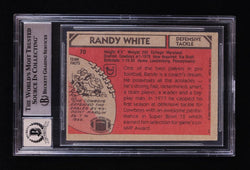 Randy White Signed 1980 Topps #70 AP Inscribed "HOF 94" (BGS | Auto 10) (Online Order Only)