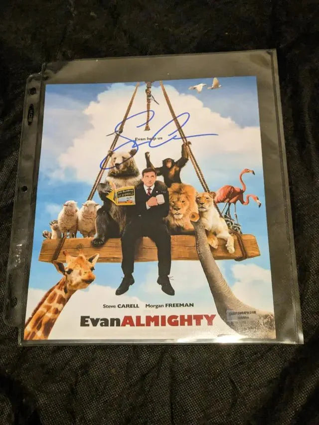 Rare Steve Carell Evan Almighty autographed 8x10 photo with coa (Online Order Only)