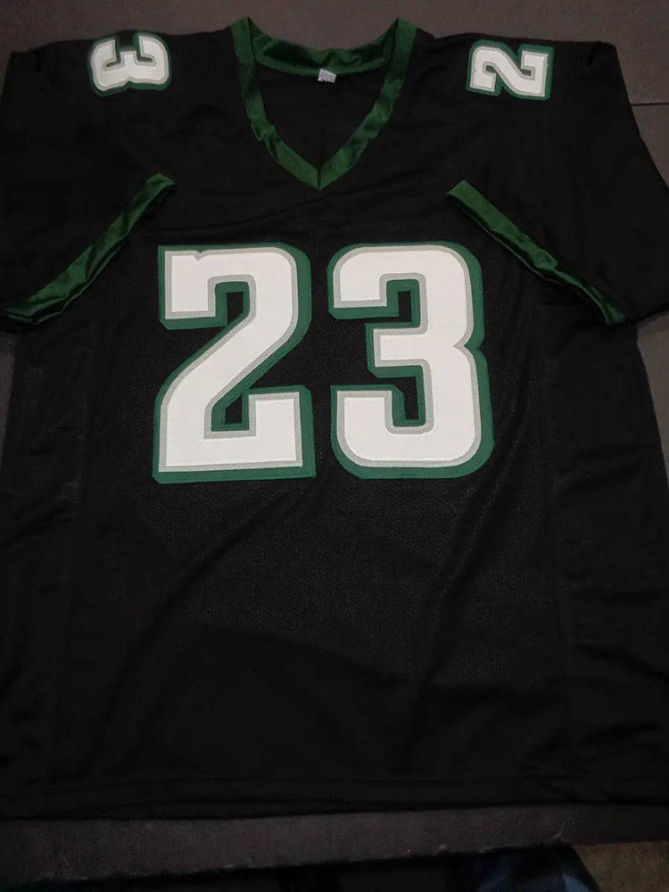 Rashaad Penny Philadelphia Eagles Autographed Custom Football Jersey Beckett Hologram (Online Order Only)