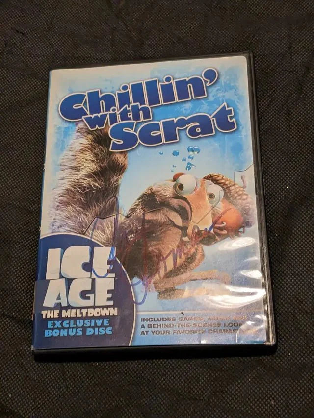 Ray Romano "Chillin' with Scrat" Signed DVD Sleeve with coa 126833 (Online Order Only)