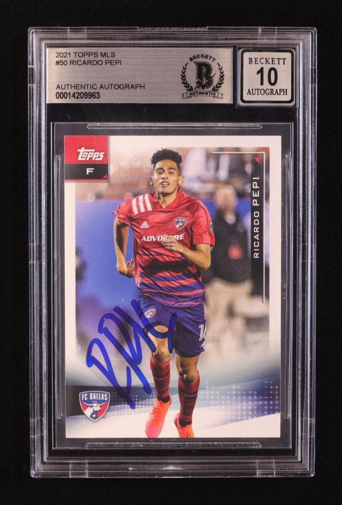 Ricardo Pepi Signed 2021 Topps MLS #50 (BGS | Auto 10) (Online Order Only)