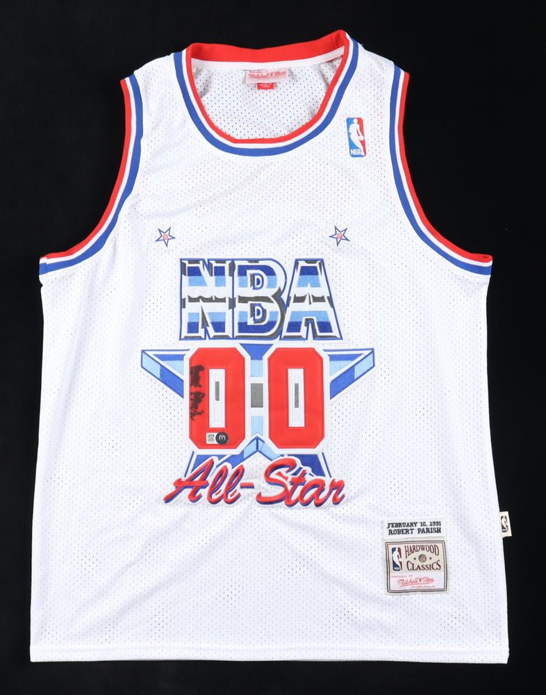 Robert Parish Signed Jersey (Beckett) 1992 All-Star Game (Online Order Only)