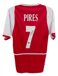 Robert Pires Signed Arsenal Jersey (Beckett) (Online Order Only)
